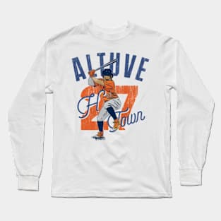 Jose Altuve Houston Arch Long Sleeve T-Shirt